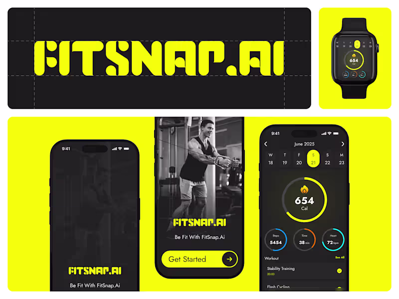Cover image for FitSnap.Ai (http://FitSnap.Ai) App UI