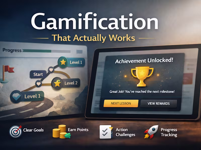 Cover image for Gamification That Actually Works