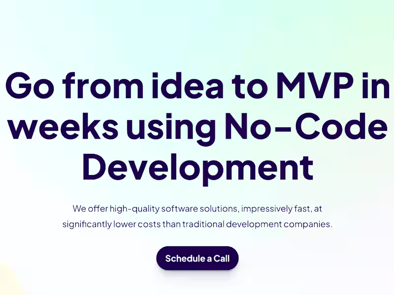 Cover image for Custom Bubble.io App Development