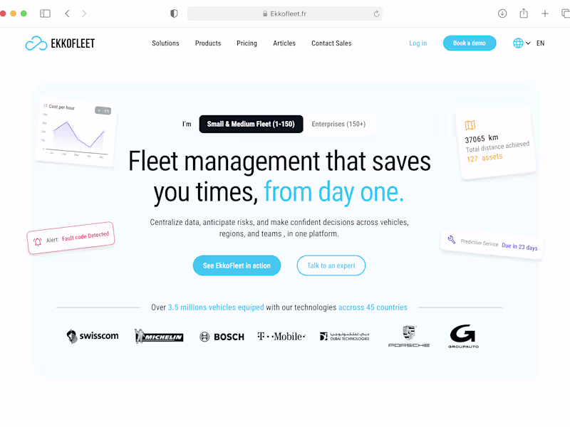 Cover image for Ekkofleet — Website Design & Framer Development