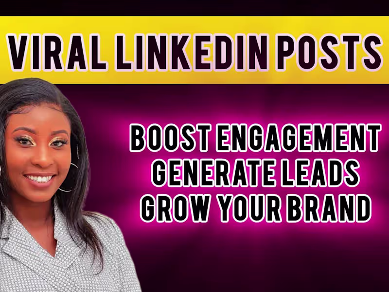 Cover image for I will ghostwrite your LinkedIn posts and articles