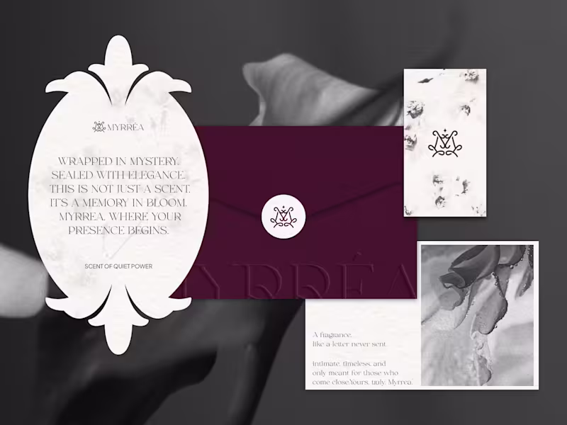 Cover image for Myrréa - Fragrance Brand Identity