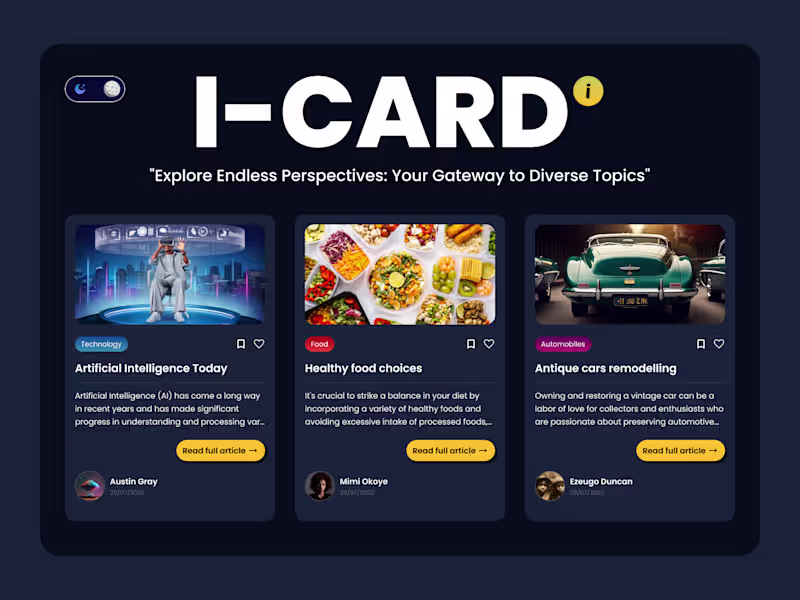 Cover image for Bringing Clarity to Content: Explore Our Blog Card Creations