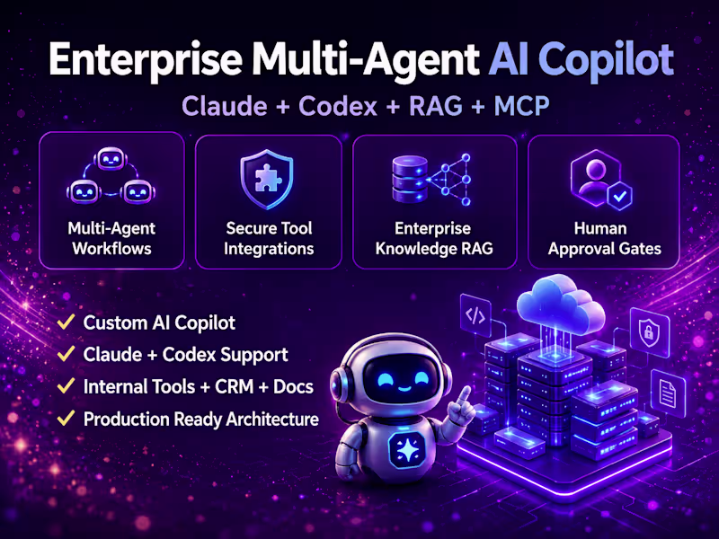 Cover image for Build Enterprise AI Copilot with Claude, Codex, RAG & MCP