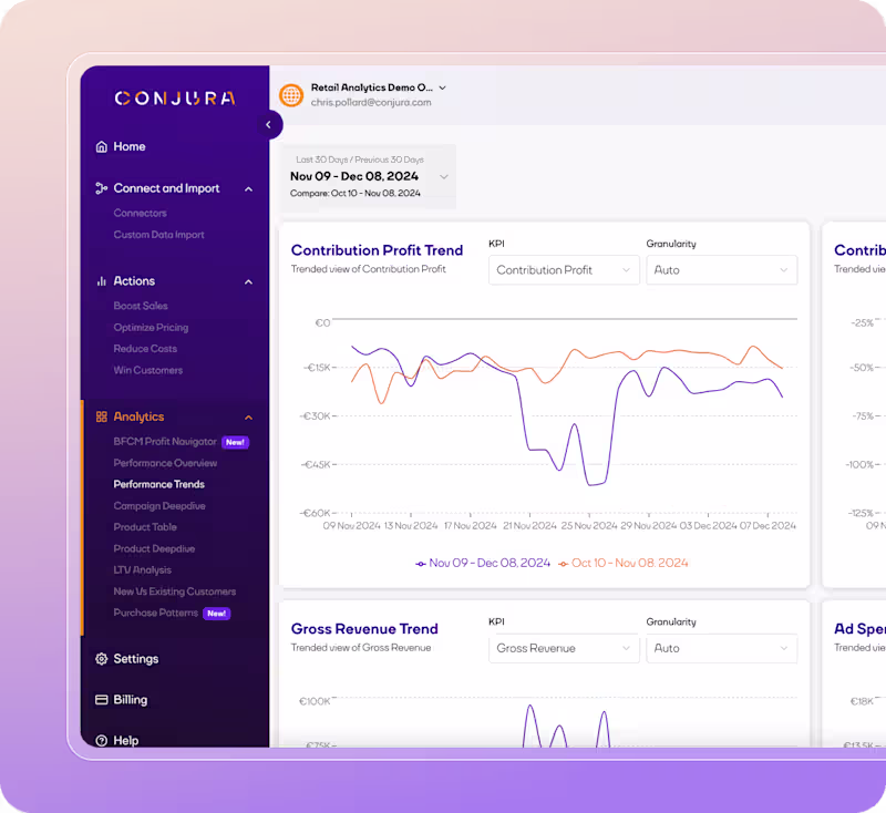 Cover image for Conjura website redesign