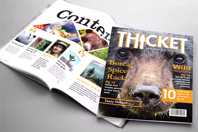 Cover image for Thicket Magazine- Made Up Nature Magazine