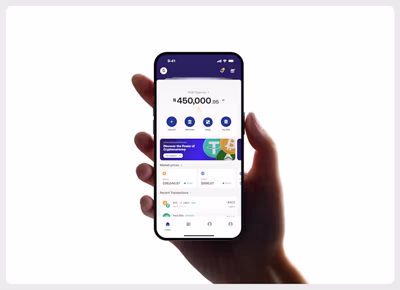 Cover image for Dashboard for a crypto Exhange