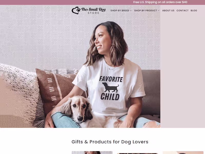 Cover image for The Small Dog Store