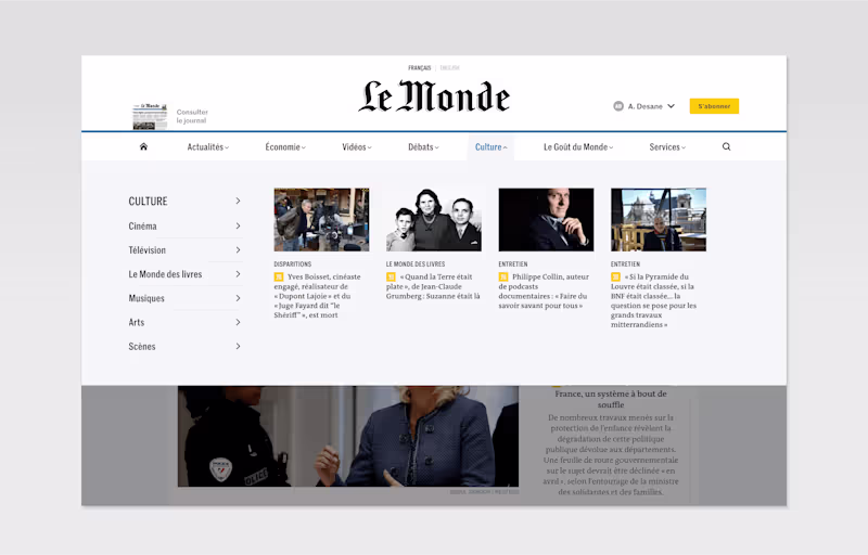 Cover image for Frontend revamp of France's most widely read daily newspaper