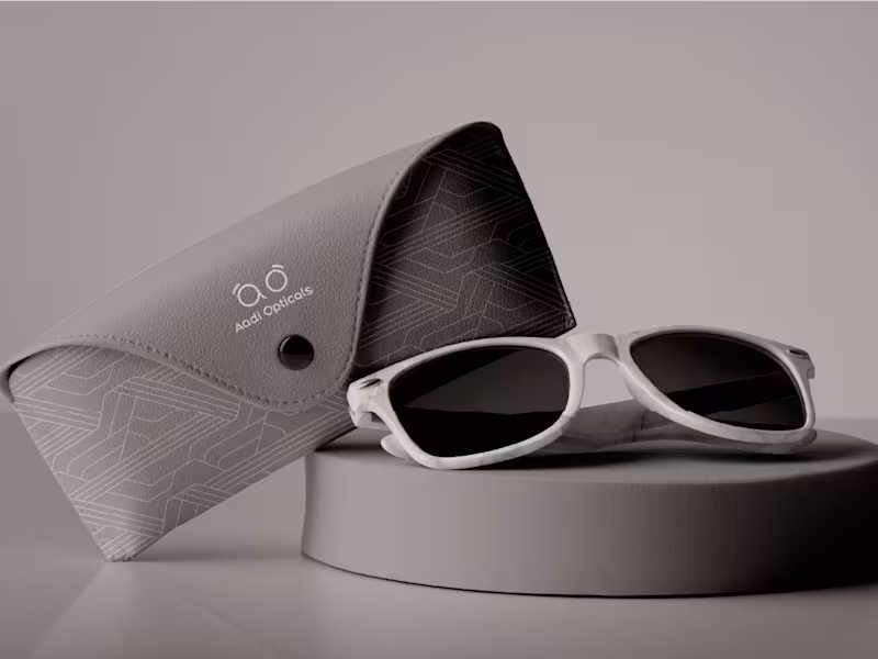Cover image for Aadi Opticals: Modern Eyewear Brand Identity