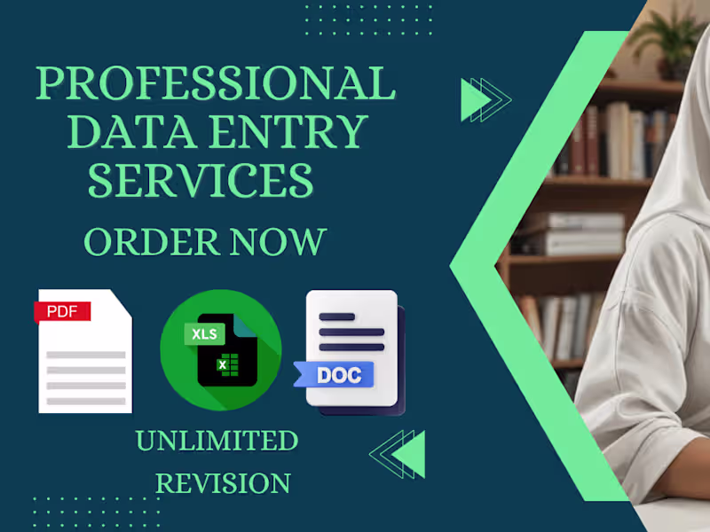 Cover image for I Will Provide Data Entry Copy Paste Pdf File Merging 