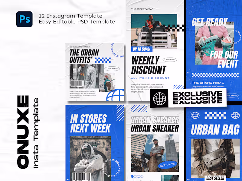 Cover image for I will create social media design for clothing brand