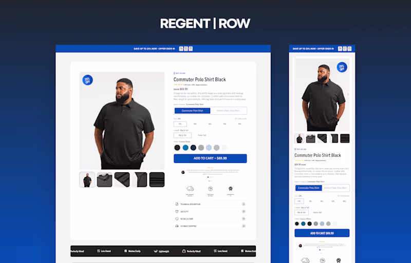 Cover image for Regent Row Landing Page Conversion Optimization