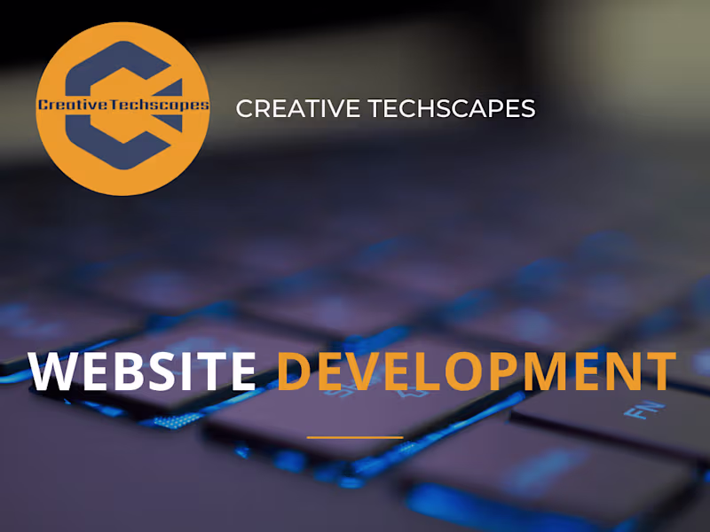 Cover image for We Desing Develop and Deploy full stack websites.