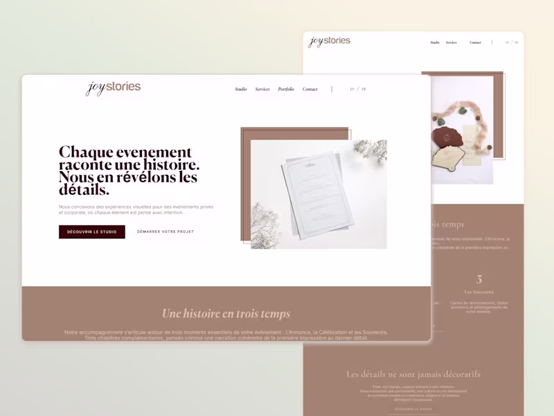 Cover image for Website Redesign for Joy Stories Studio