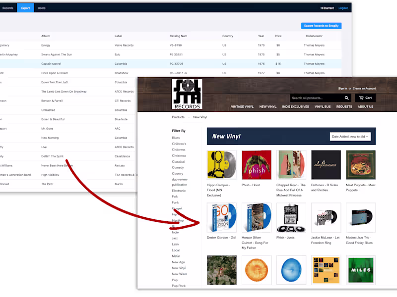 Cover image for Airtable and Shopify integration on a React app