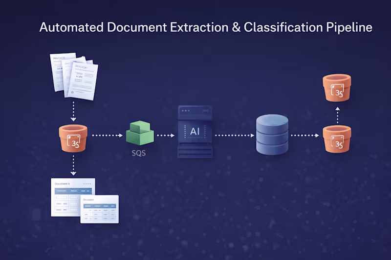 Cover image for Automated AI Document Extraction & Classification Pipeline B...