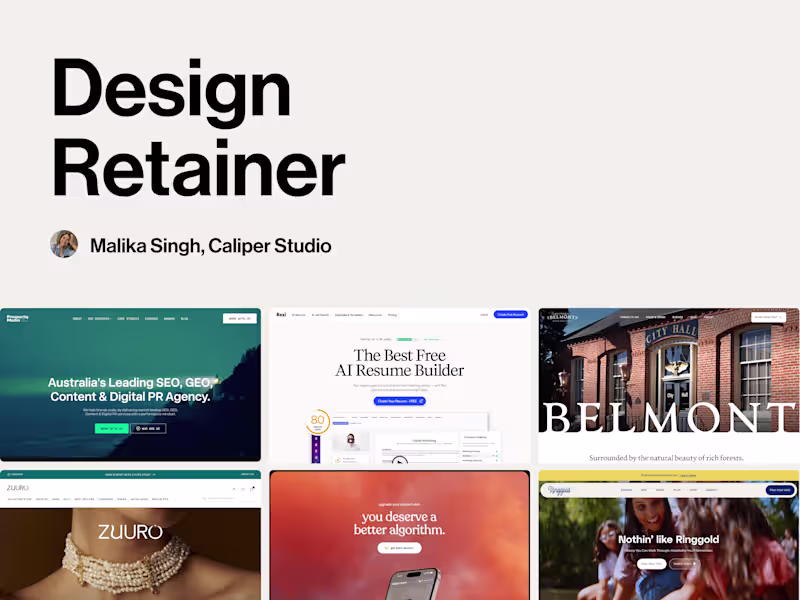 Cover image for Design Retainer 