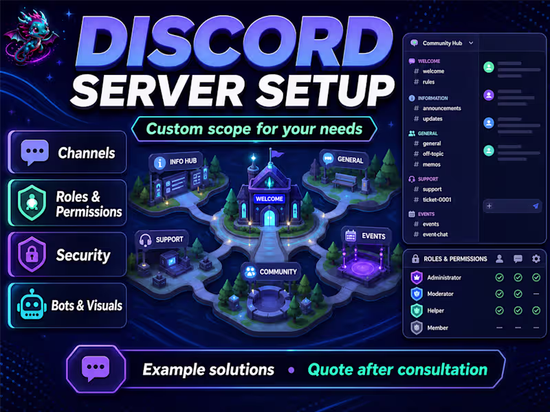 Cover image for Discord Server Audit and Optimization