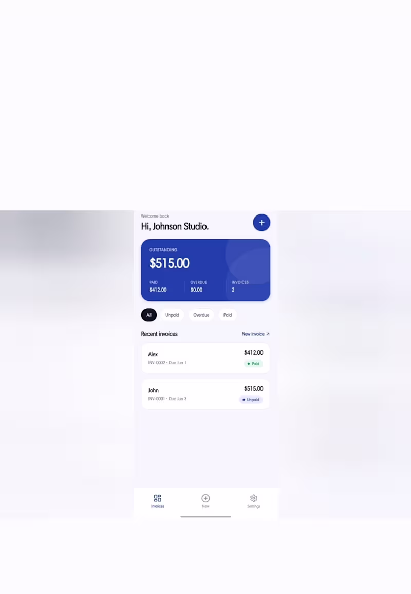 Cover image for ⁠Custom Mobile App for Freelancers & Businesses