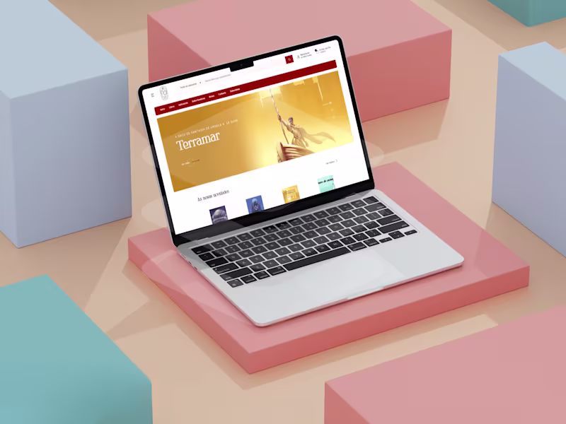Cover image for Brand Identity and E-commerce Design for Boadicea Editora