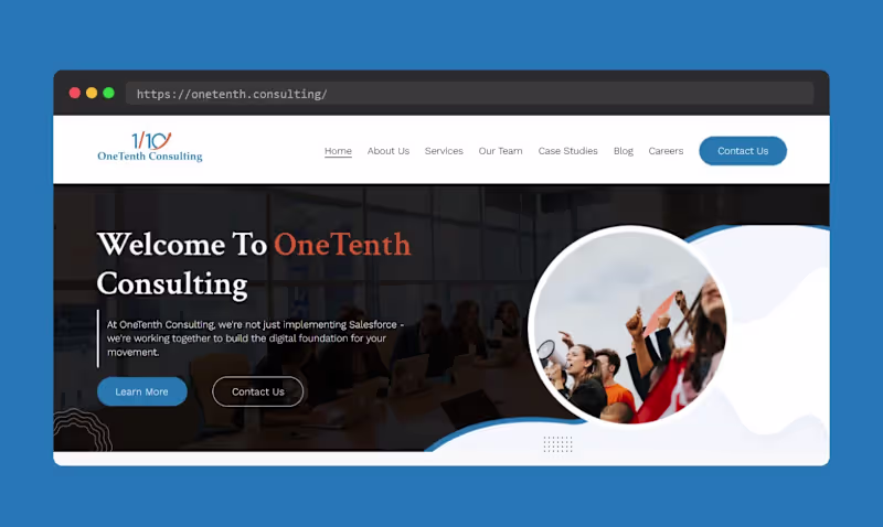Cover image for OneTenth Consulting Website Design & Development