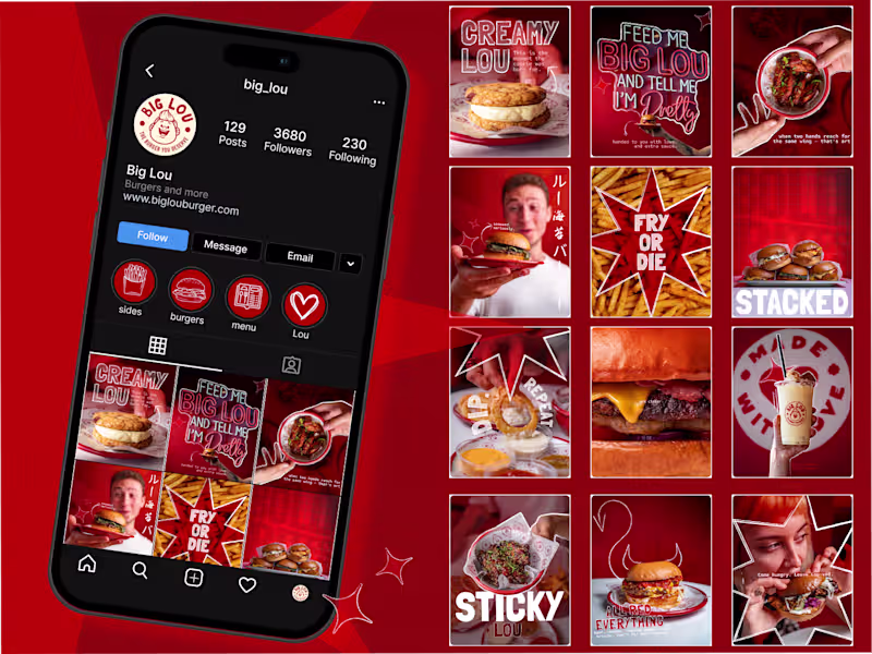 Cover image for Burger Brand Social Campaign —