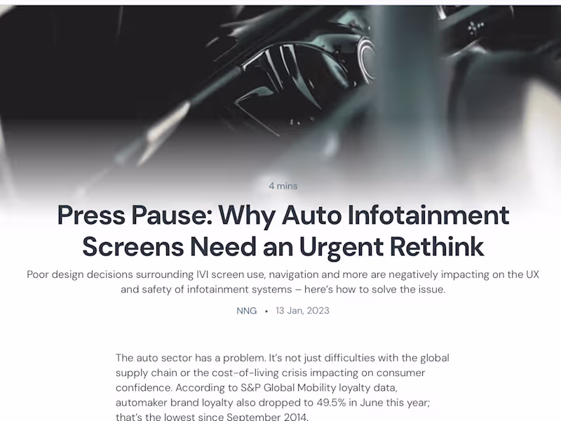 Cover image for NNG Blog Posts