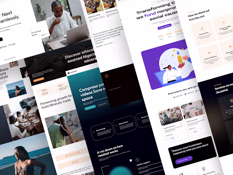 Cover image for Multiple page website (5 pages)