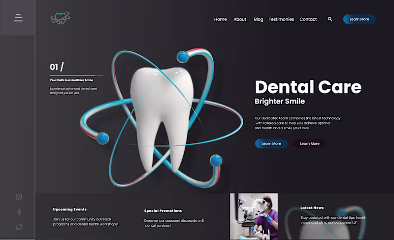 Cover image for Dental Care WEB Design
