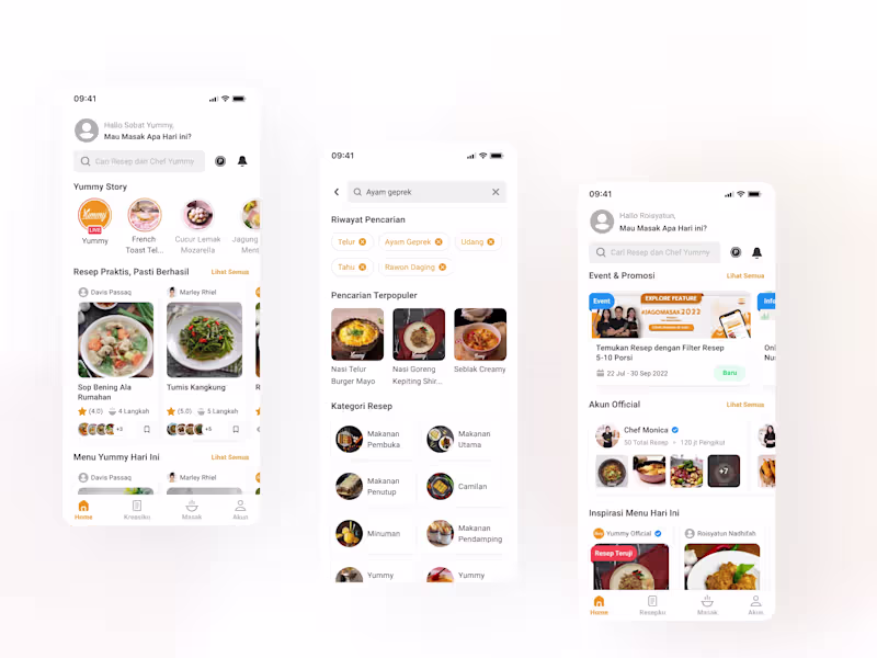 Cover image for From Good to Great: Design on Revamping App Yummy