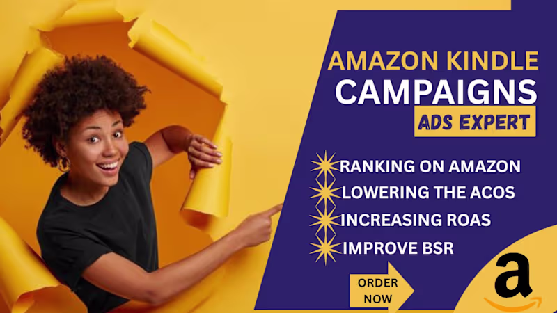 Cover image for Amazon Kindle Ads Management | Book Marketing Expert