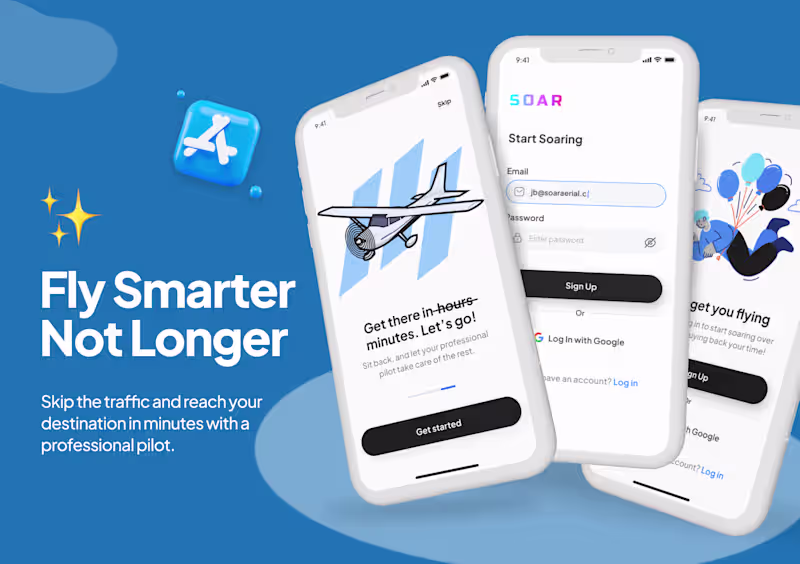 Cover image for Mobile App For Soar Aerial