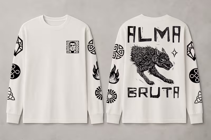 Cover image for One-colour long-sleeve design for a
