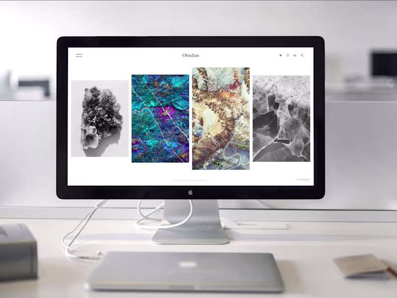 Cover image for Simplistic Static Landing Page in Webflow