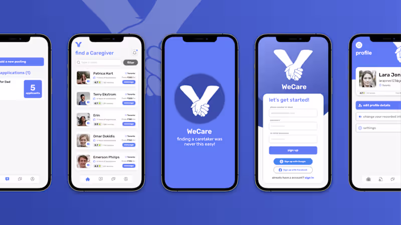 Cover image for WeCare | UI Design