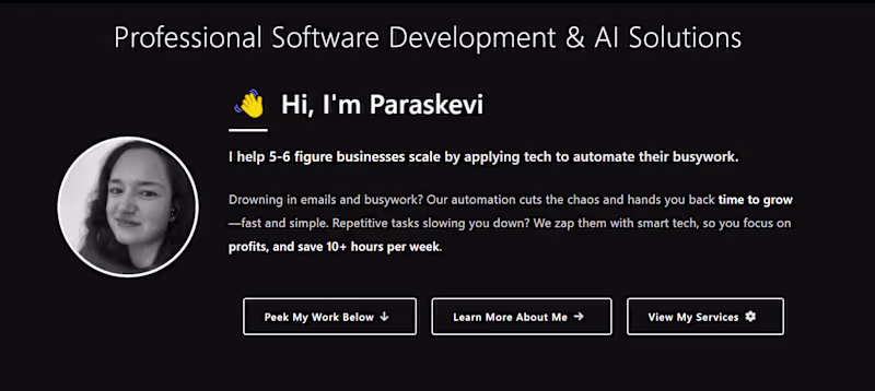 Cover image for Projects | Paraskevi Kivroglou