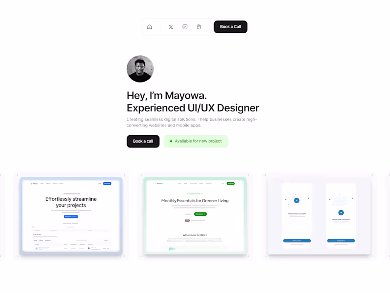 Cover image for My Portfolio Website made with Framer
