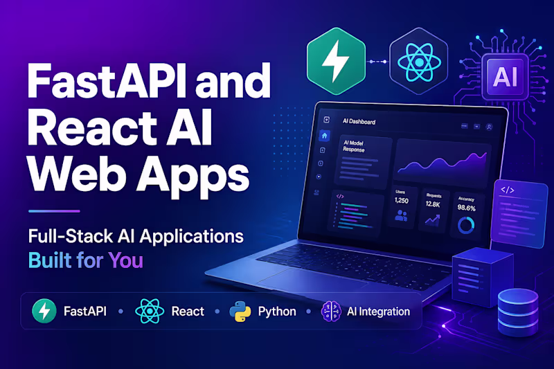 Cover image for FastAPI + React AI Web Application
