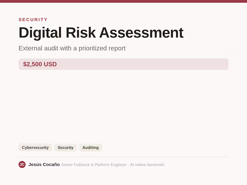 Cover image for Digital Risk Assessment