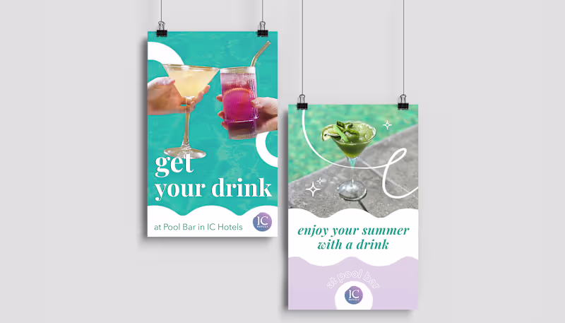 Cover image for Pool Bar Menu Design 🍸🍹