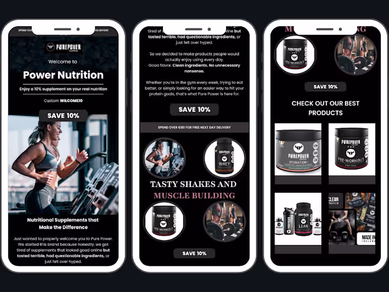 Cover image for High-Converting Klaviyo Email Design for a Supplement 