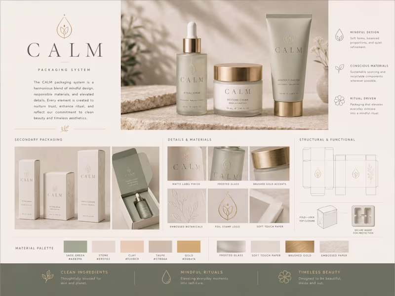 Cover image for CALM — Premium Skincare Brand