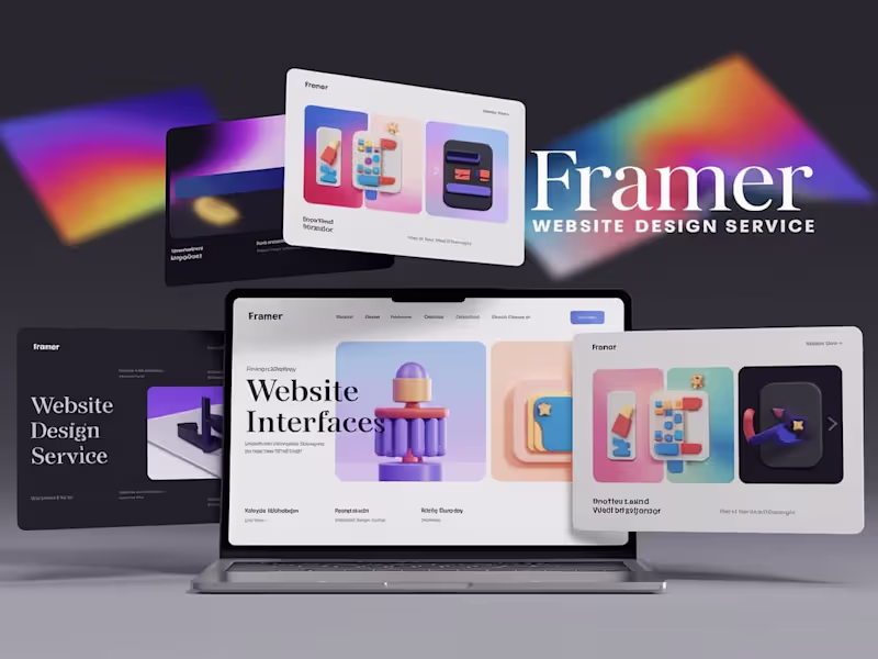 Cover image for Figma to Framer Landing Page or Framer Website Design &