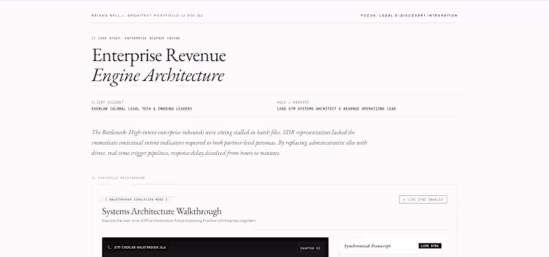 Cover image for Enterprise Revenue Engine Architecture