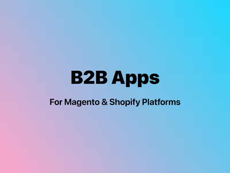 Cover image for Advanced B2B Software Solutions for Entrepreneurs & eCommerce