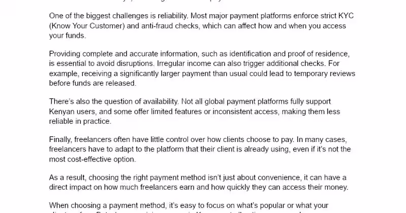 Cover image for Best Ways to Receive International Payments in Africa (What Act…