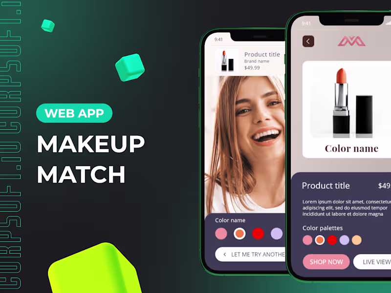 Cover image for B2C makeup application development