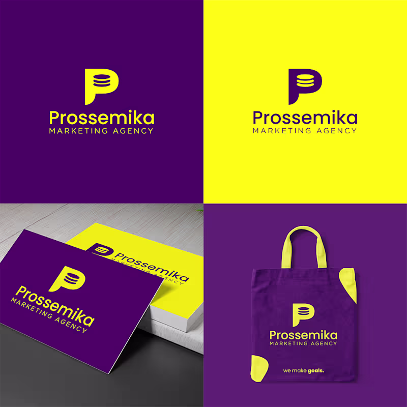 Cover image for Logo Design Concept for Prossemika Marketing Agency :: Behance