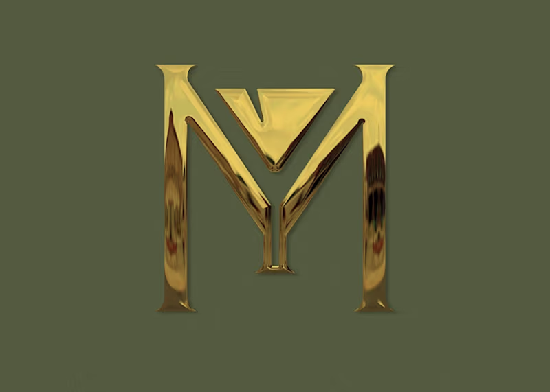 Cover image for Mocktail Munch – Minimalist Logo Design with Negative Space